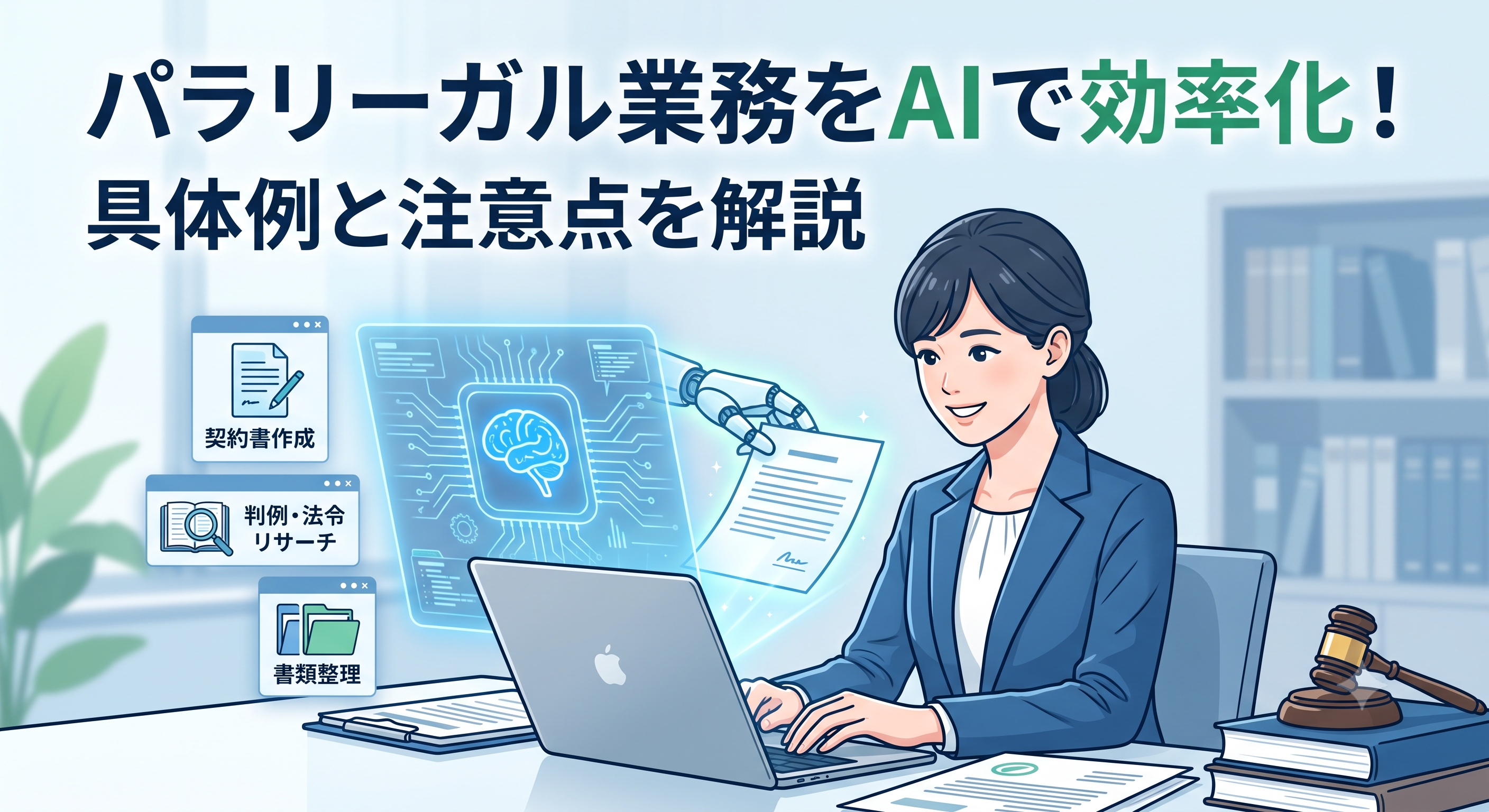 パラリーガル業務をAIで効率化