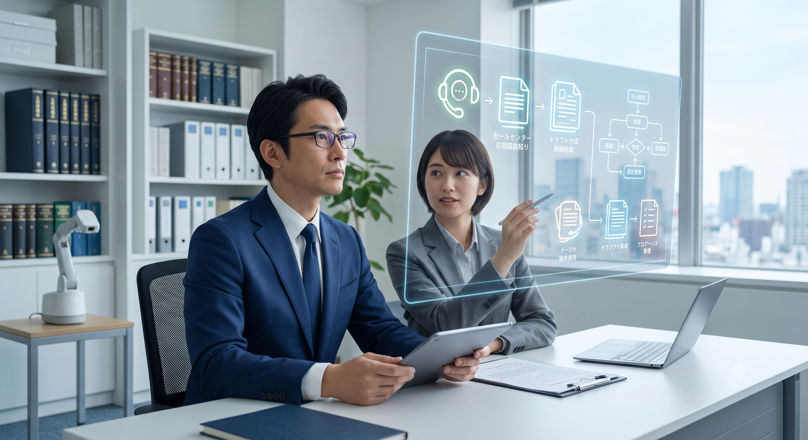 AI確認・弁護士レビューのイメージ