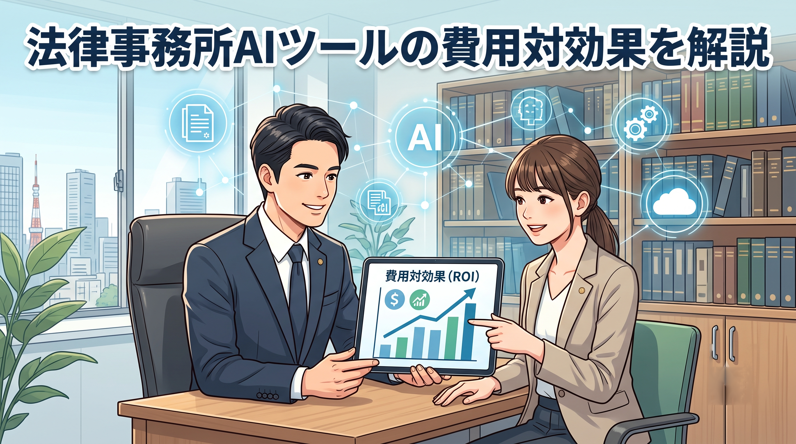 法律事務所AIツールの費用対効果を解説