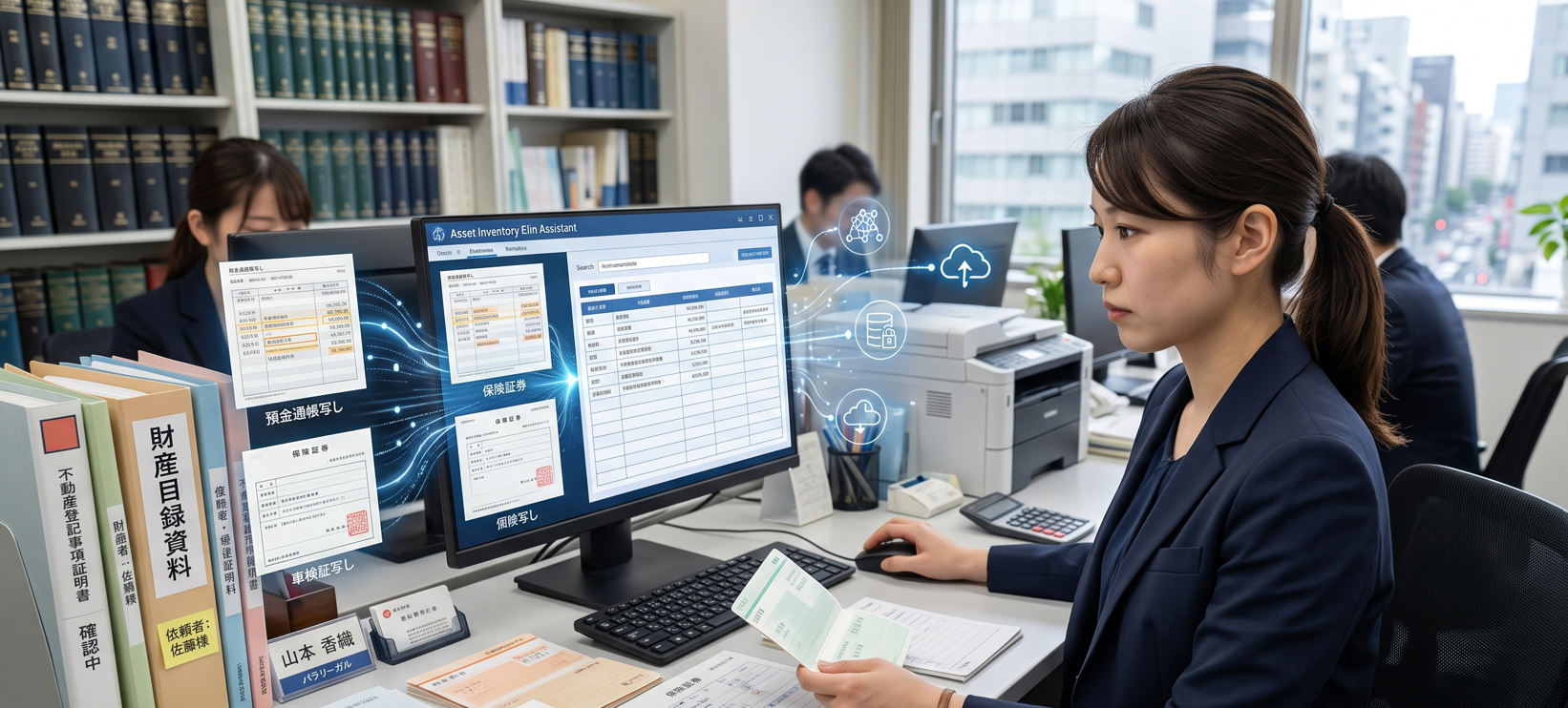 AI活用した財産目録作成支援